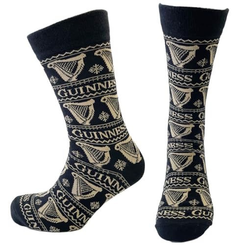 Calcetines Guinness Negro/Dorado, Negro,...