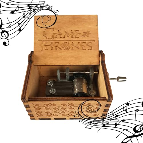 MINGZE Caja de música de Madera...