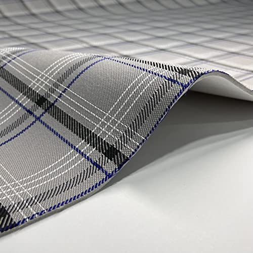 Tejido tipo Golf GTI Gris