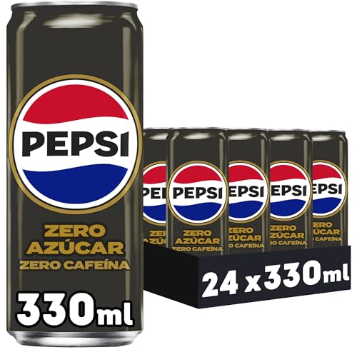 Pepsi Zero Sin Cafeina, 330 ml, Pack 24...