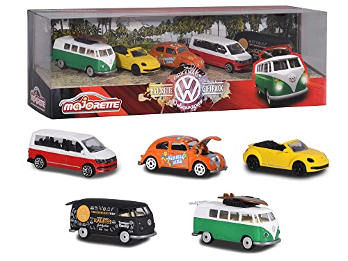 Majorette- Set de 5 Coches de Metal de...