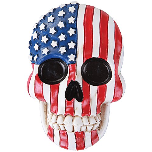Pacific Giftware US Flag Skull Fridge...