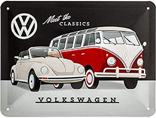Nostalgic-Art Cartel de chapa retro VW...