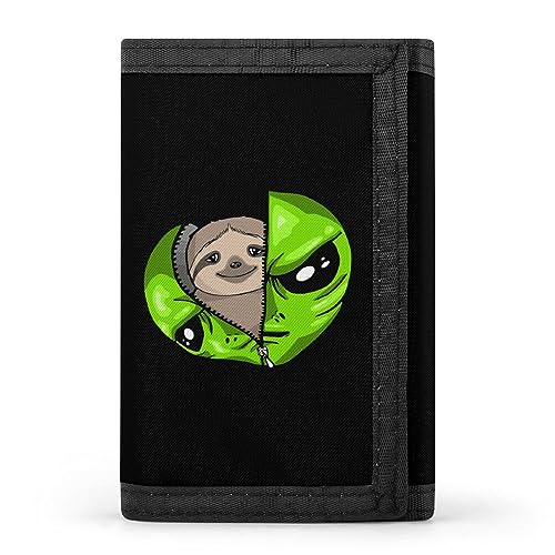 Sloth Into Alien - Cartera casual para...