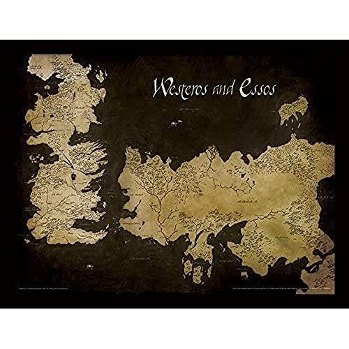 Game of Thrones, 30 x 40 cm, Mapa...
