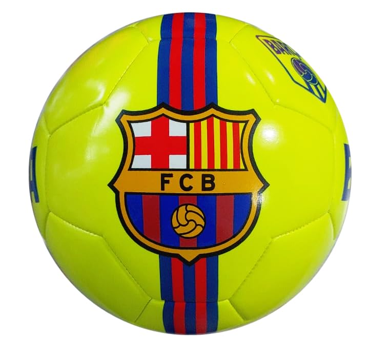 Barcelona Balon Amarillo Fluor Oficial...