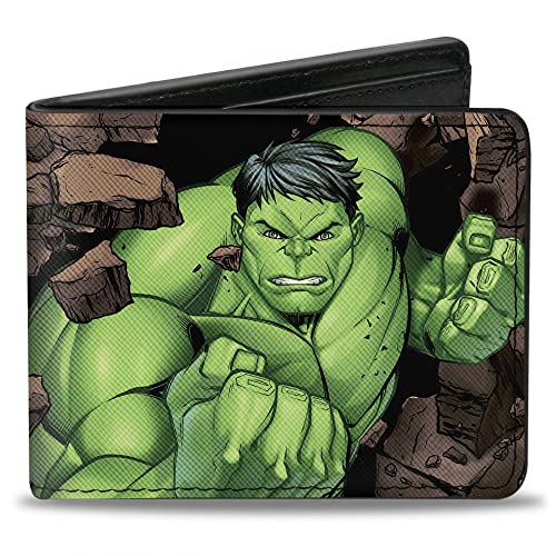 Buckle-Down Billetera, Hulk, 4.0' x 3.5'...