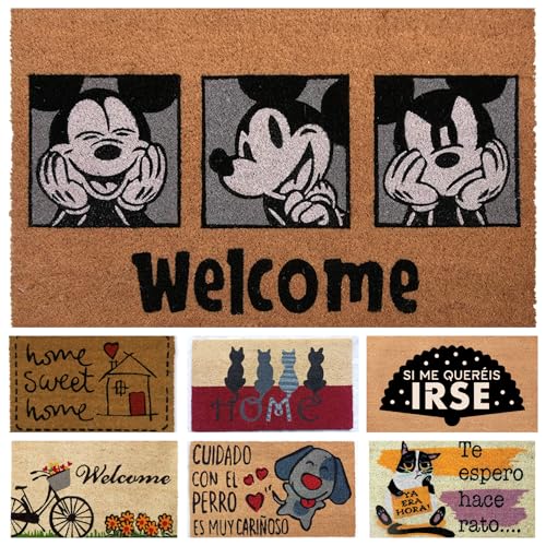 DONATELLA Felpudo Coco Dibujo con Base...