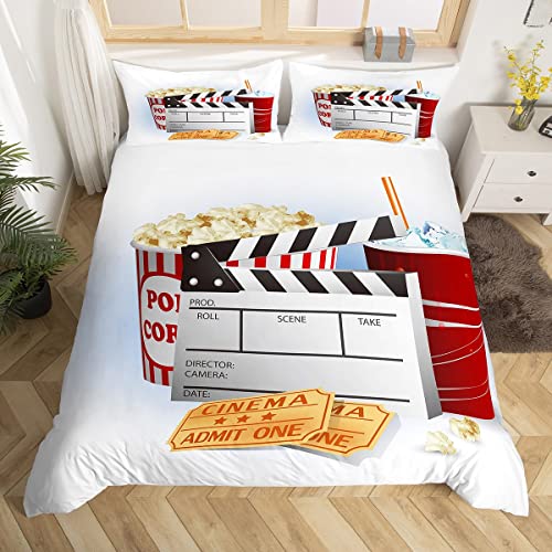 Juego de ropa de cama de cine negro y...