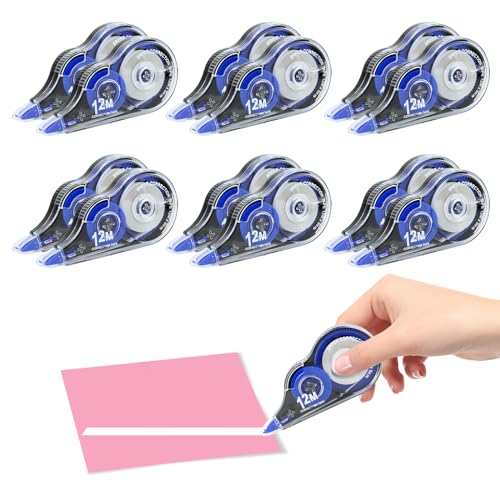 MXTIMWAN 12 Piezas Cinta Correctoras,...