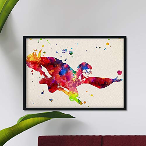 Nacnic - Poster Harry Potter Acuarela -...