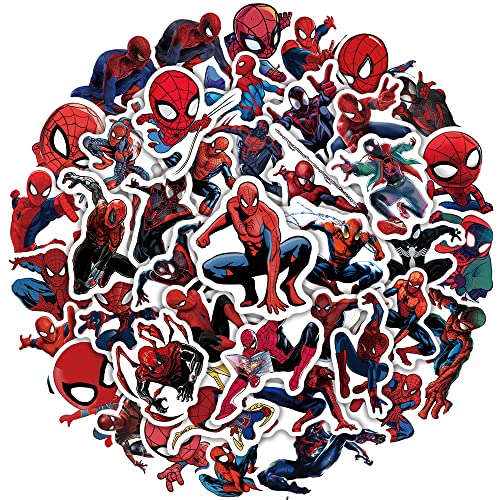 Pegatinas Spiderman, 50 Piezas Superhero...