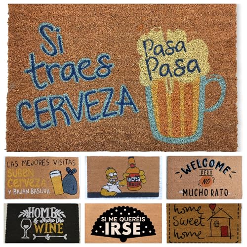 DONATELLA Felpudo Coco Dibujo con Base...