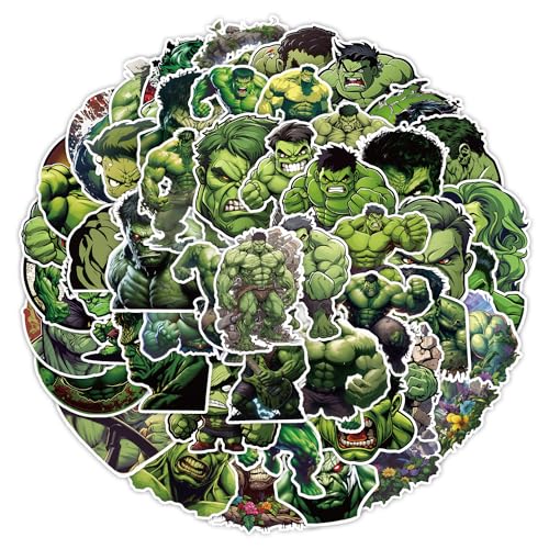 50 piezas de pegatinas de Hulk para...