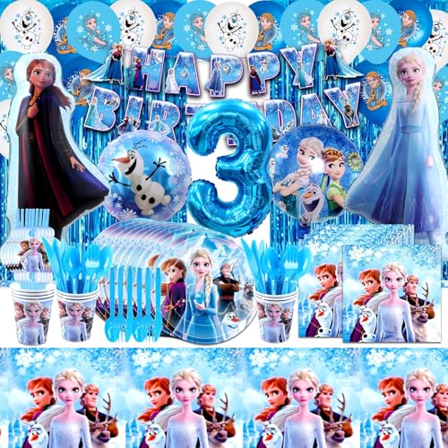 109 Piezas Kit Fiesta Cumpleaños Froze...