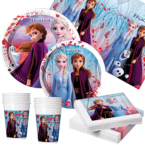 Disney - Vajilla Frozen infantil, Fiesta...