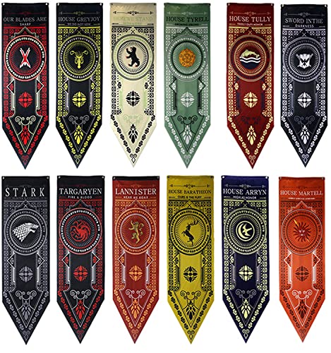 game thrones art - banner de casa game...