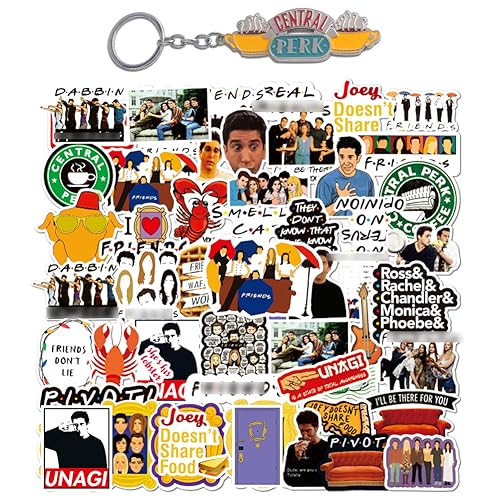 50 PCS Amigos TV Show Pegatinas Y un...