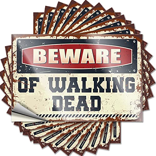 Calcomanías divertidas de broma Beware...