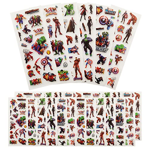 Avengers Pegatinas para Niños 450+ 3D...