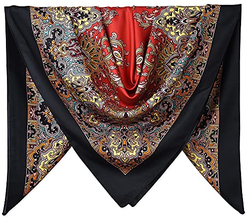 corciova Pañuelo de satén de seda...
